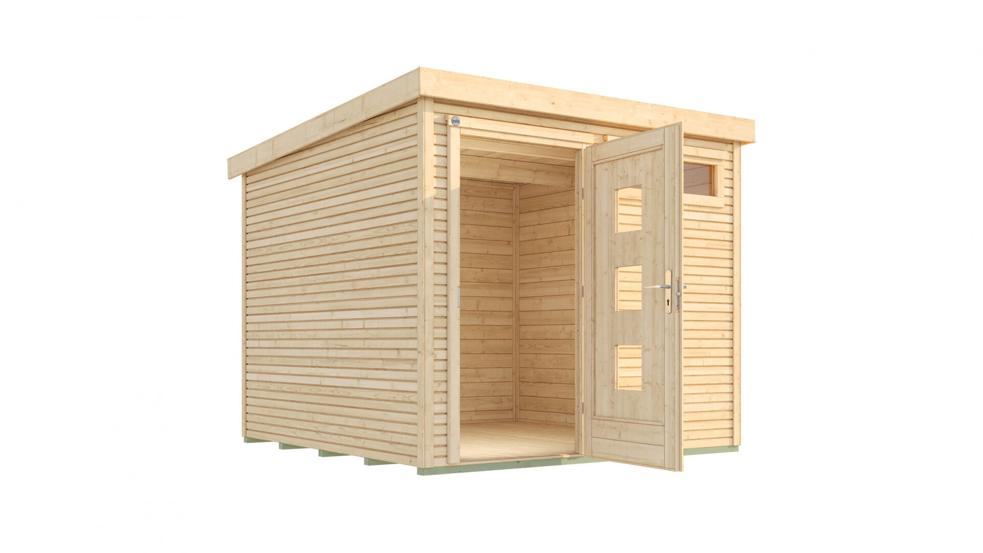 weka Design-Gartenhaus wekaLine 171 3,1x3,1m