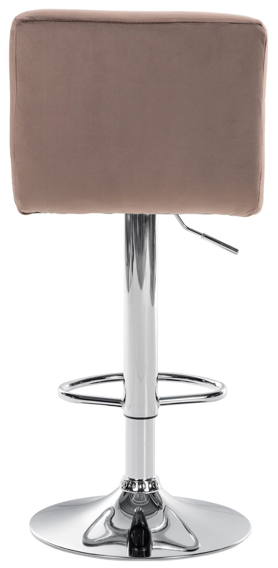 2er Set Barhocker Peru Samt chrom, braun