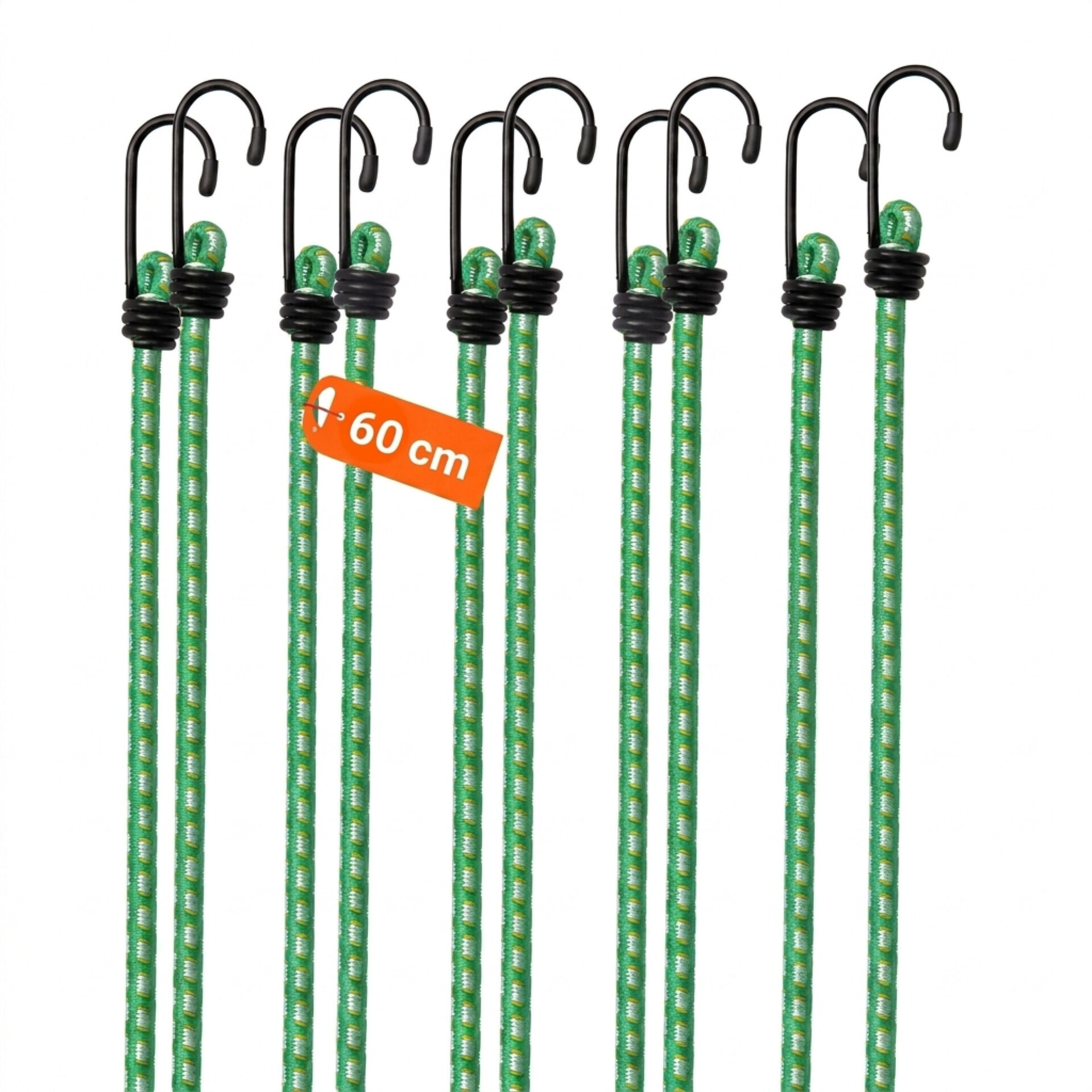 Spanngummi 10er-Set Grün Expander 61cm