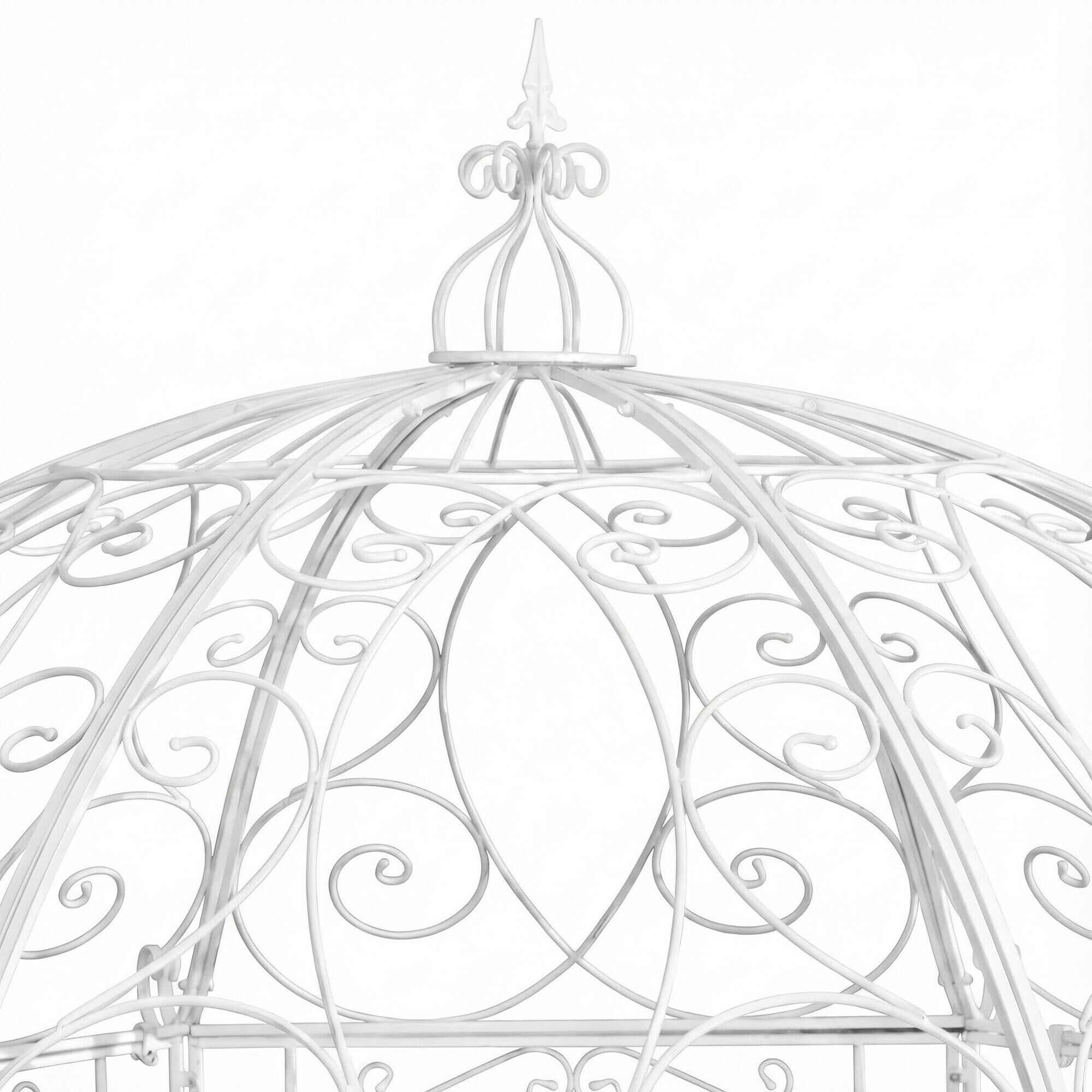 Pavillon Leila, weiß