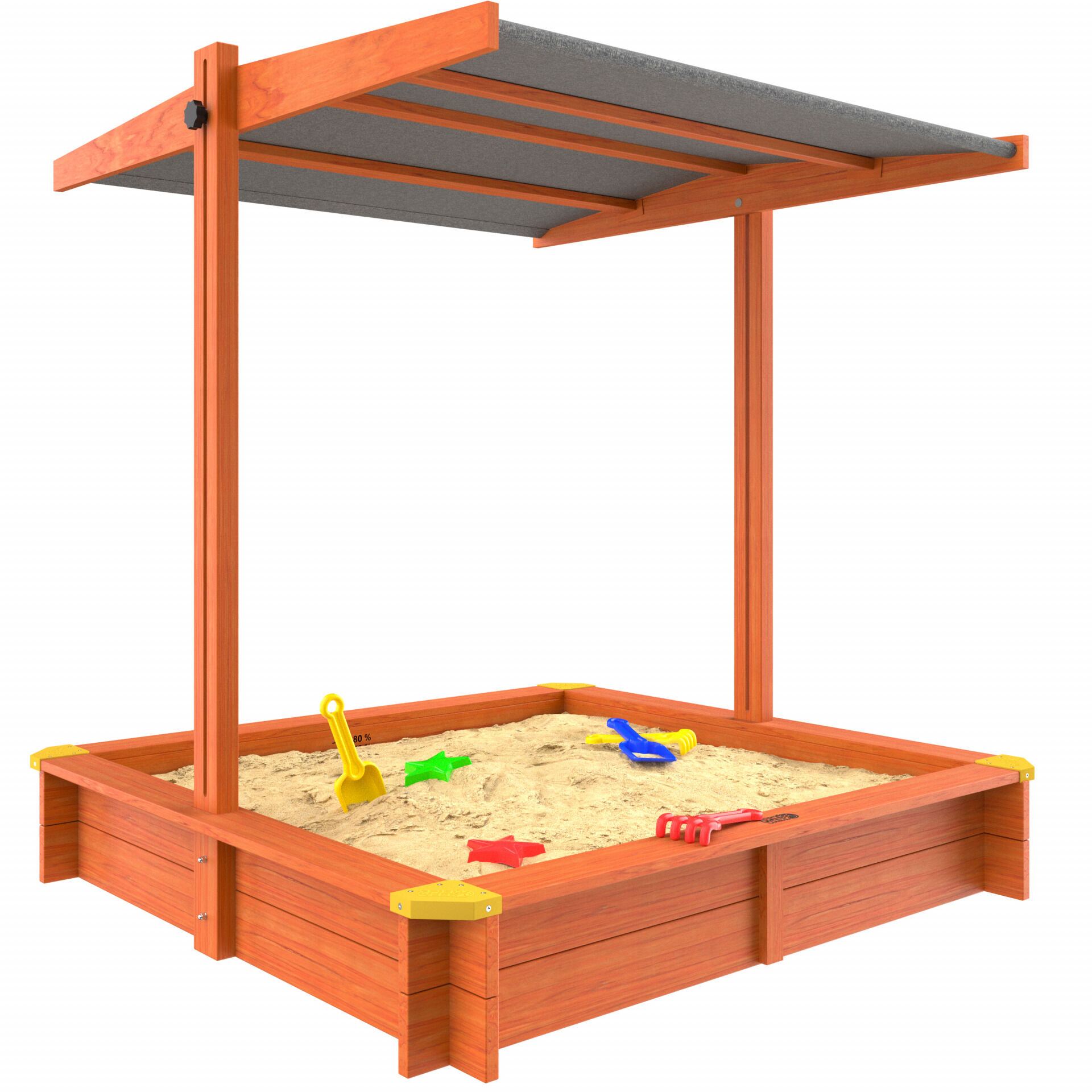 Sandkasten Sami 120x120cm UV-Schutz 50+