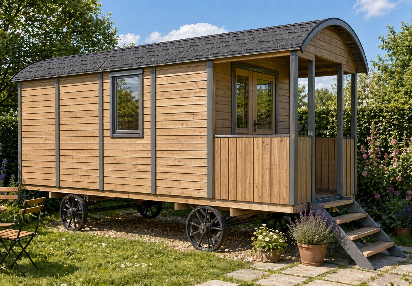 Tinyhaus Bauwagen Zirkuswagen Schäferwagen Pipowagen XXL 600