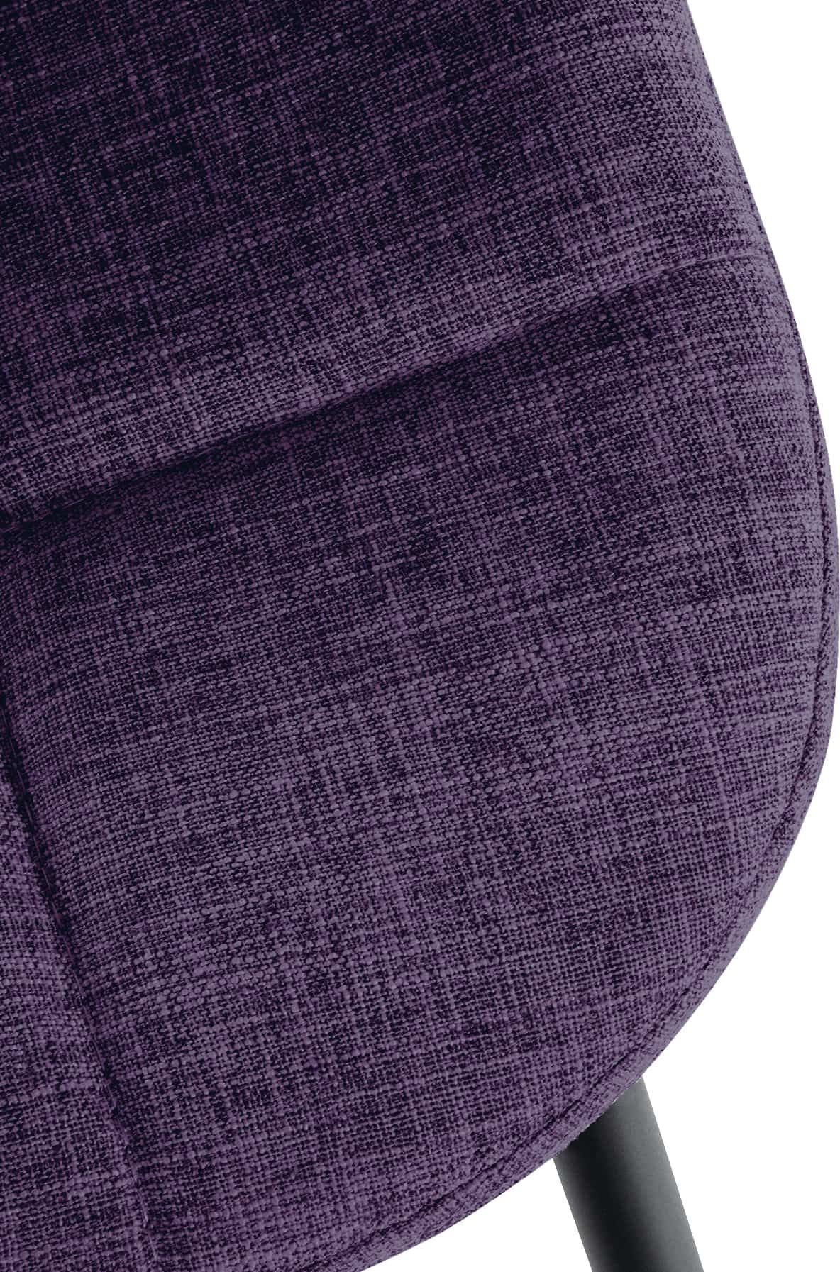 2er Set Stuhl Tom Stoff, lila