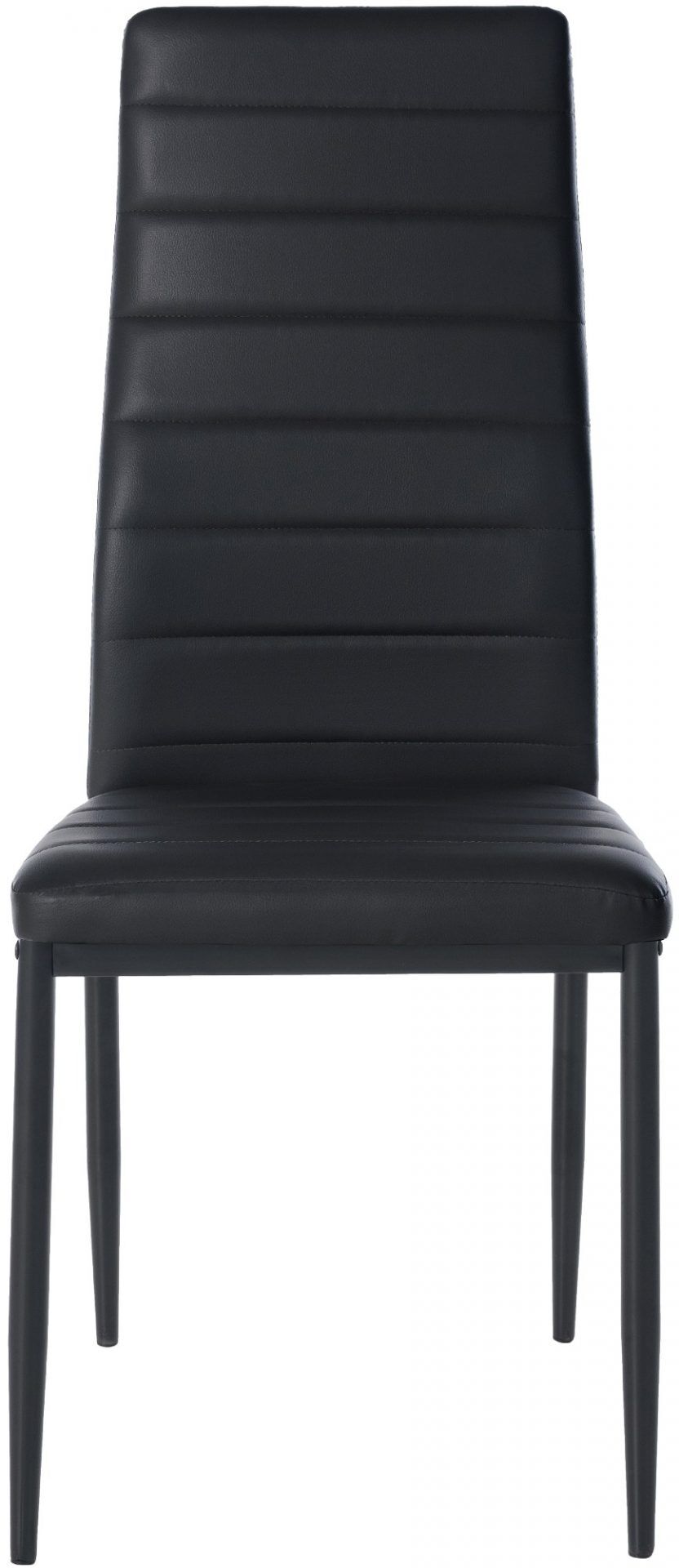 Esszimmerstuhl Mayfair Kunstleder, schwarz