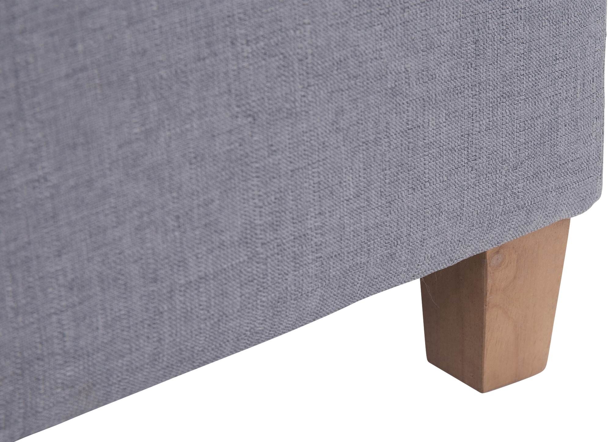 Sitzhocker Pharao, antik-hell, hellgrau