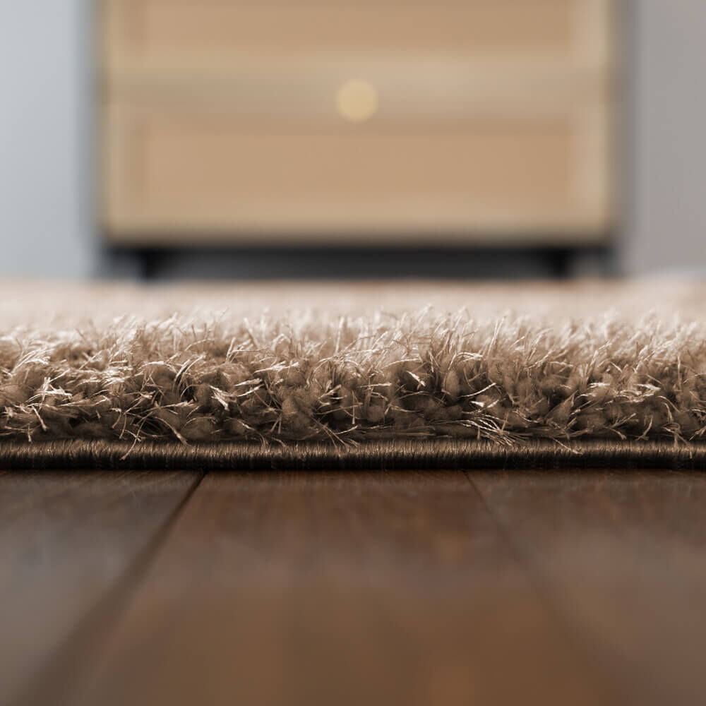 Hochflor Teppich SOFI - 300 x 200 cm Braun