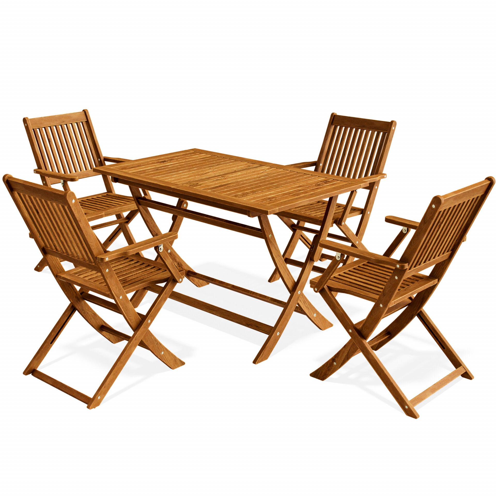 Garten-Sitzgruppe Sydney Komfort 5-tlg Akazienholz FSC® zertifiziert