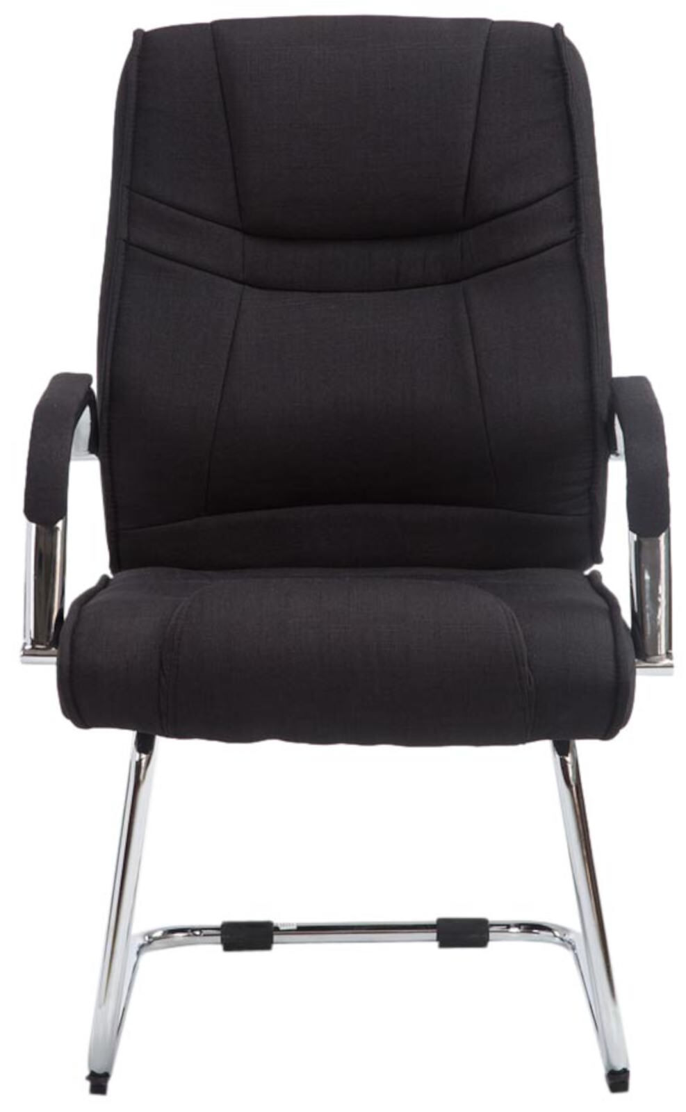 2er Set Stühle Attila Stoff, schwarz