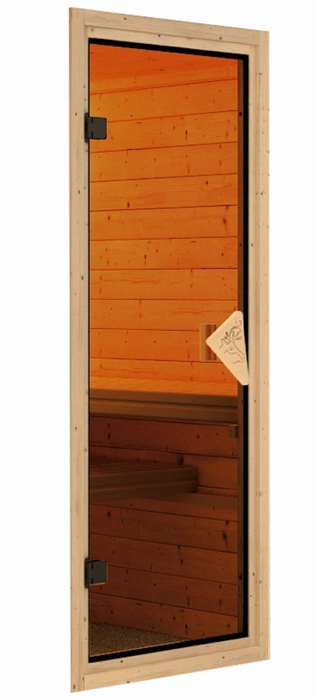 63103 Türpaket 68 mm Sauna Classic bronze