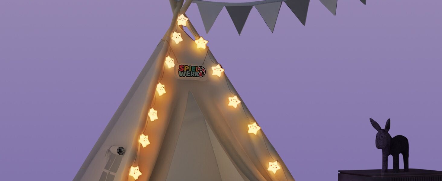 Tipi Spielzelt Grau 160x130x130cm