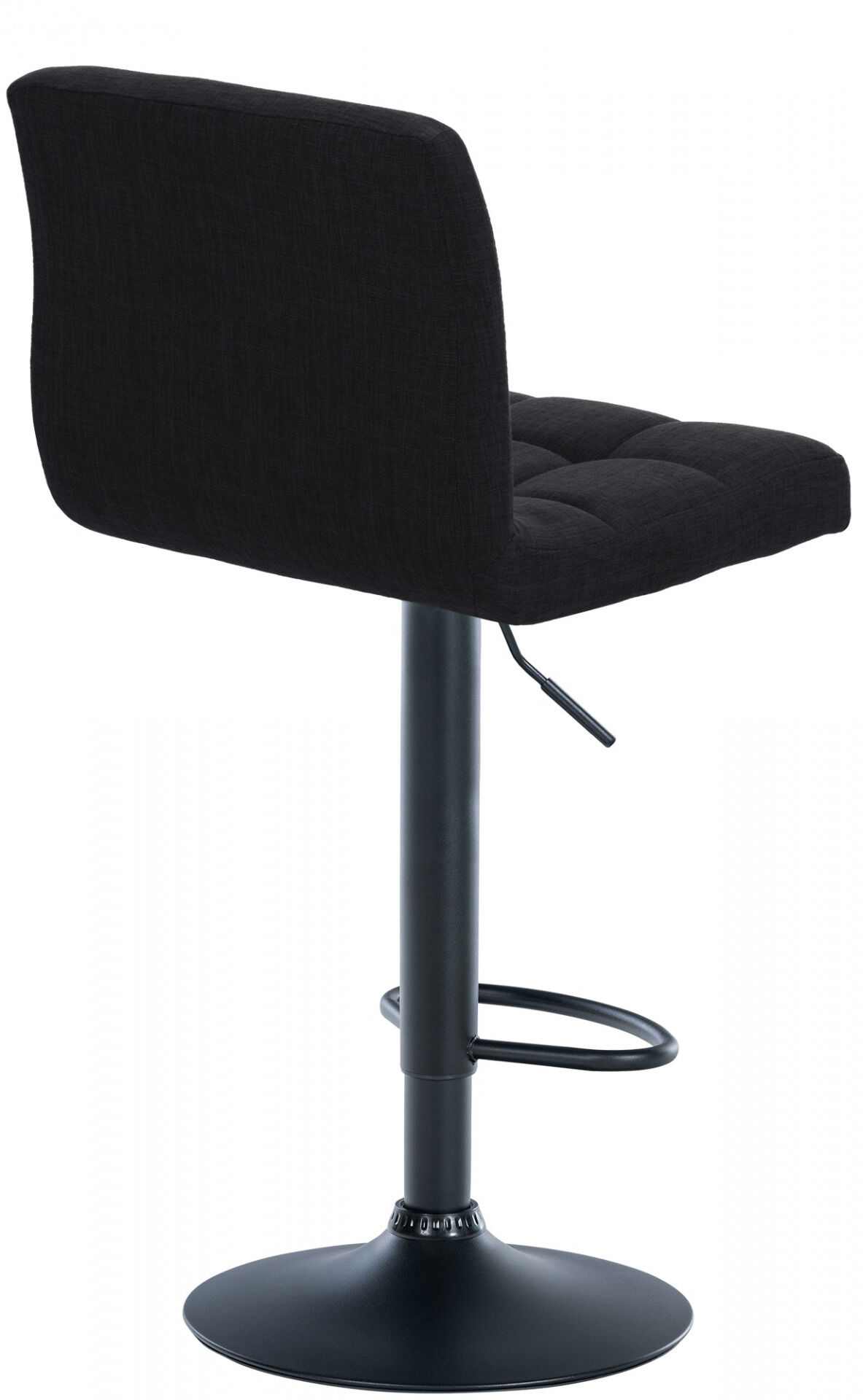 Barhocker Calma Stoff schwarz, schwarz