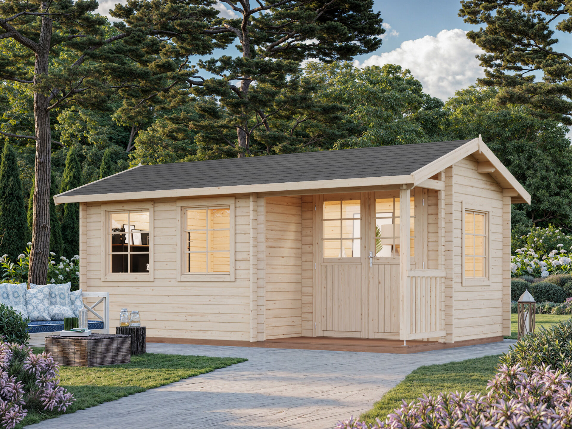 Palmako Gartenhaus Susanna 12,4 m²