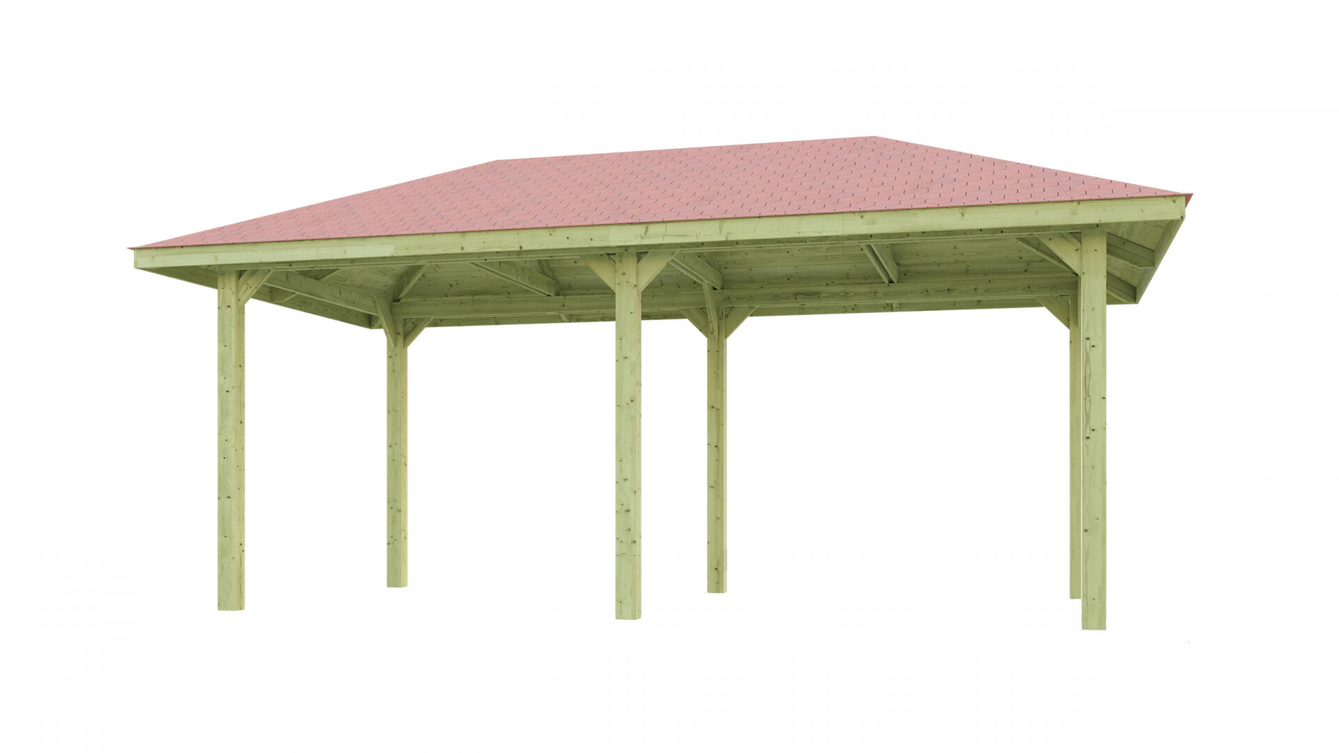 weka Gartenoase 651 B Gr.1, Sparset inkl. roten DS