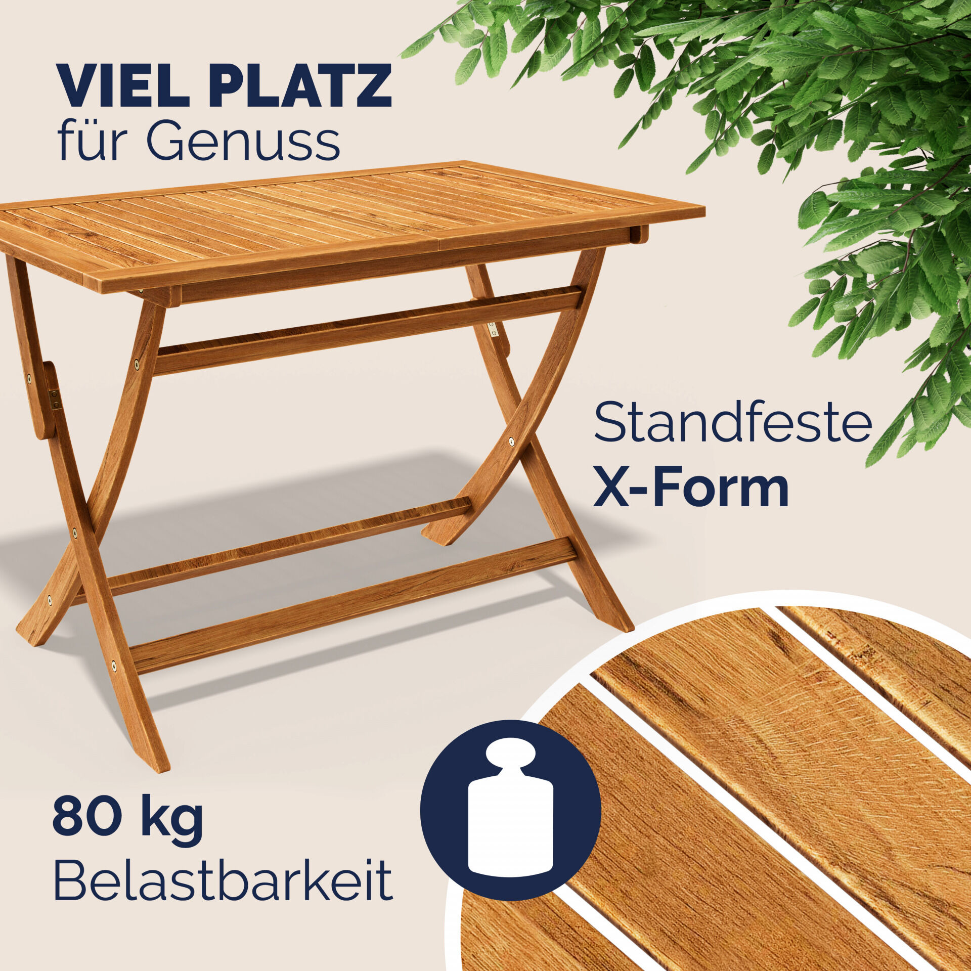 Garten-Sitzgruppe Sydney Komfort 5-tlg Akazienholz FSC® zertifiziert
