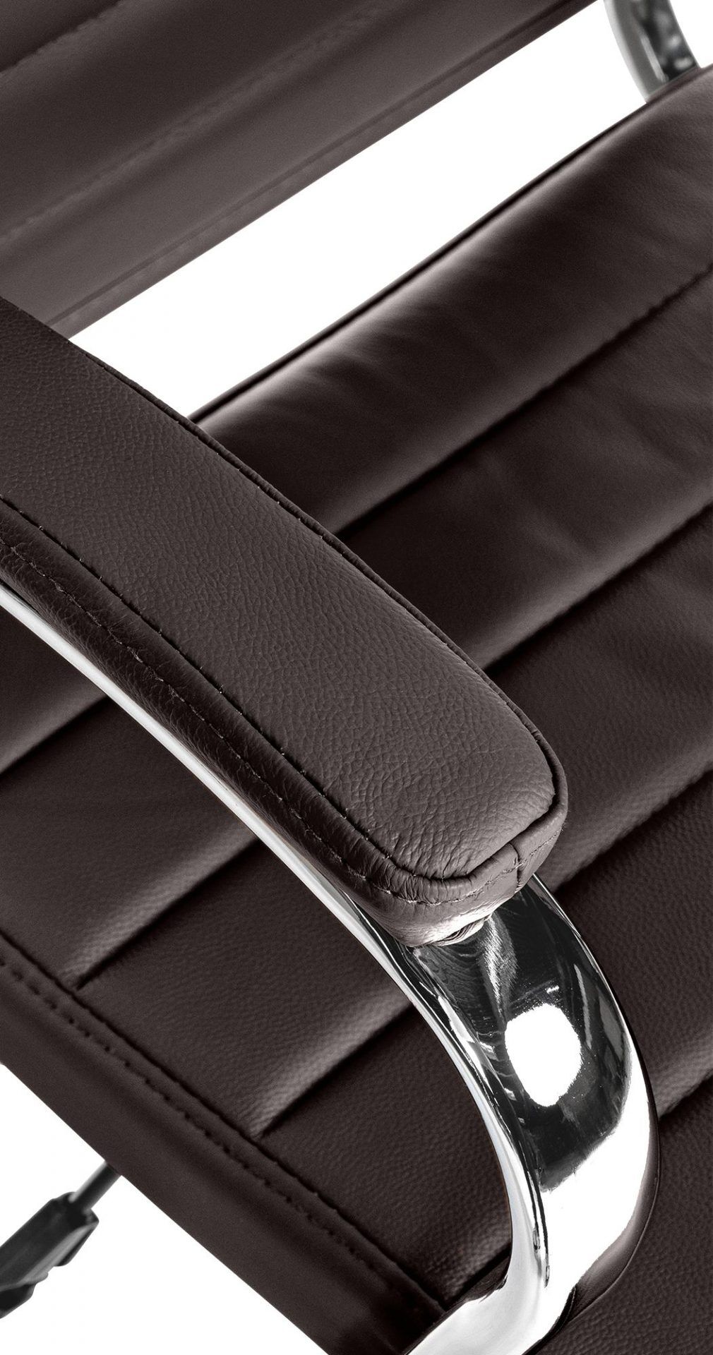 Bürostuhl Mollis Echtleder, coffee