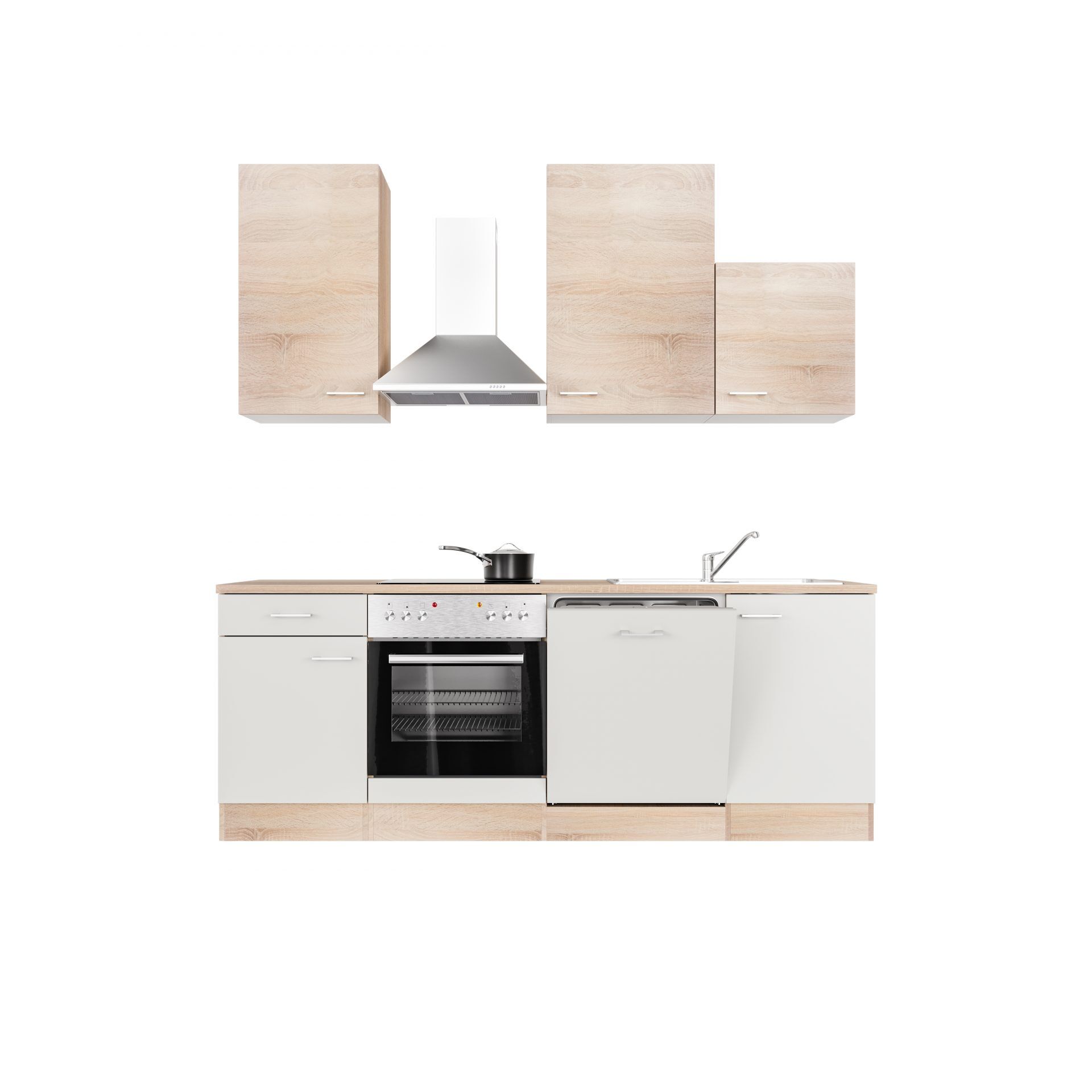 Küchenzeile SAMOA 220 cm mit E-Geräten