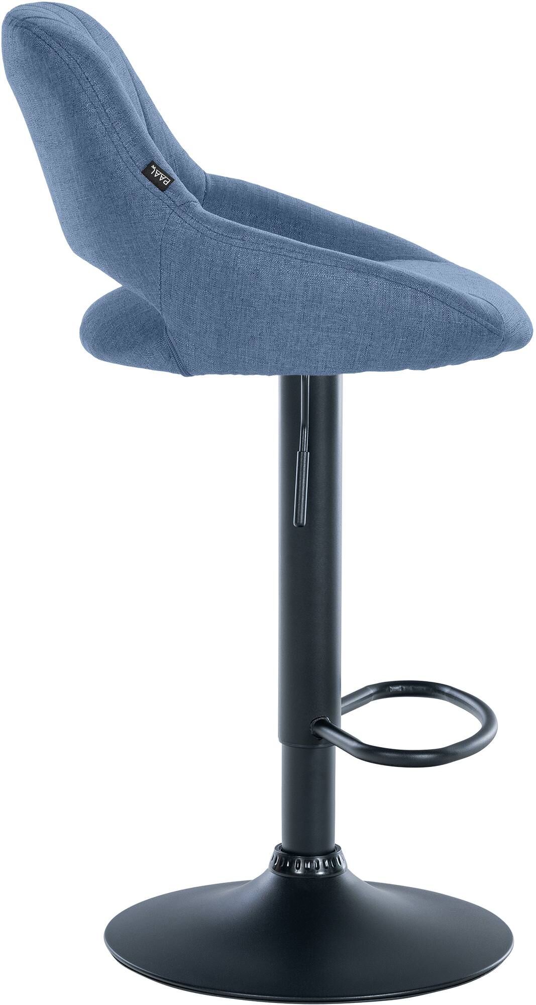 2er Set Barhocker Milet Stoff B, blau