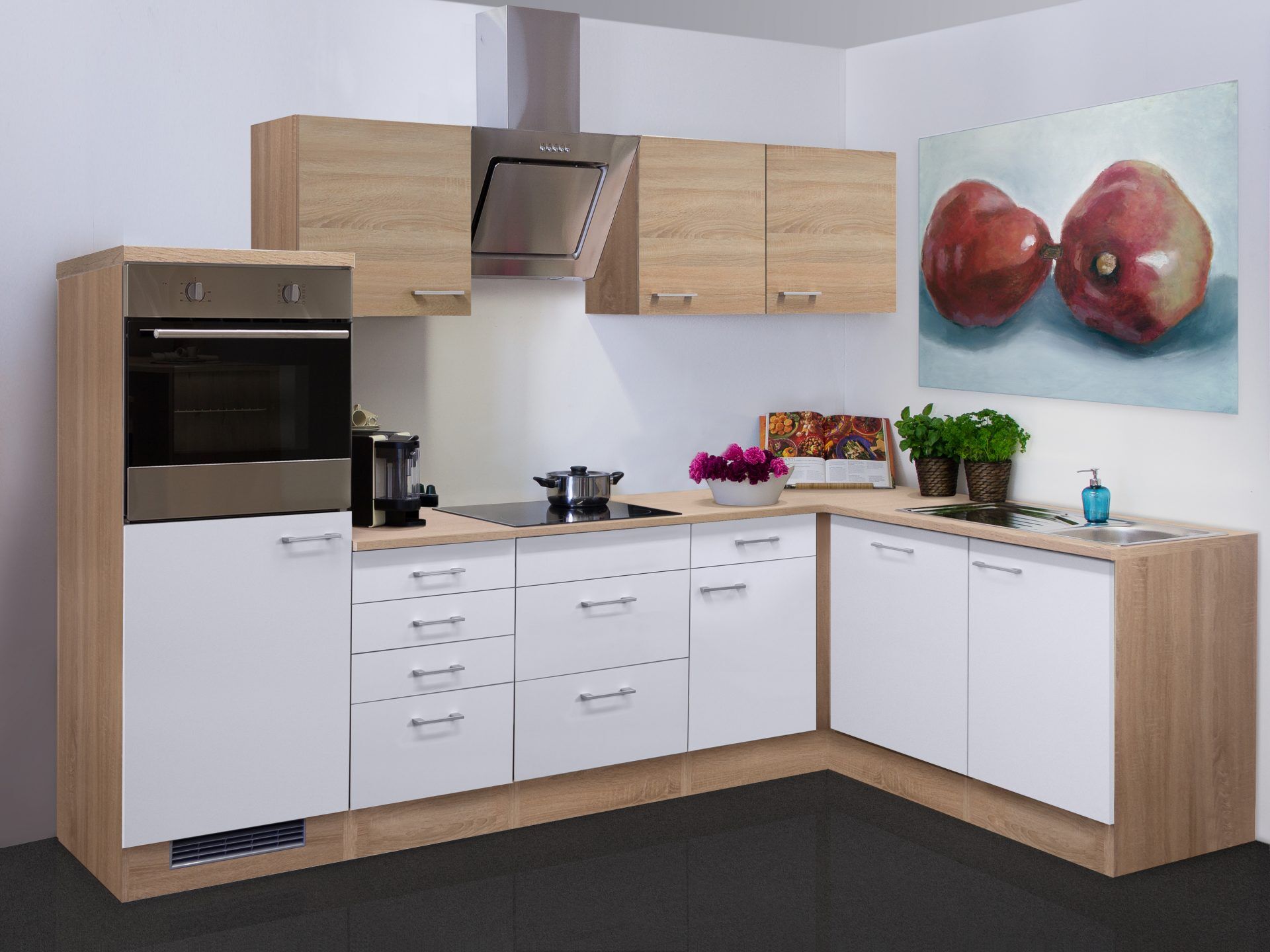 Winkelküche SAMOA 280x170 cm mit E-Geräten