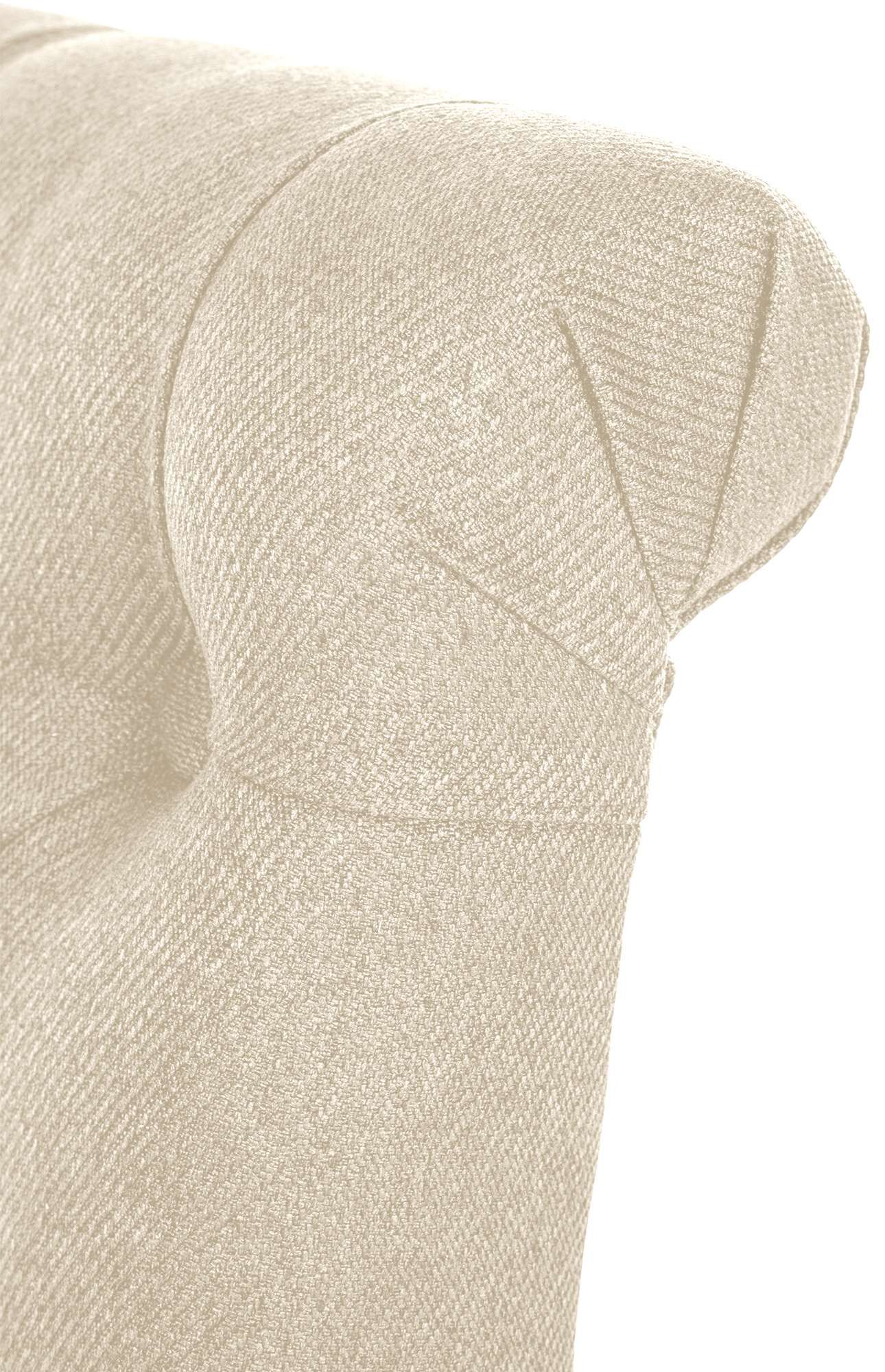 2er Set Esszimmerstühle Lisburn Stoff, creme