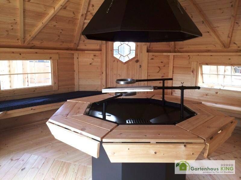 Finn Art Grillkota Elegance 16,5 m² mit 1,8m Anbau Grillanlage