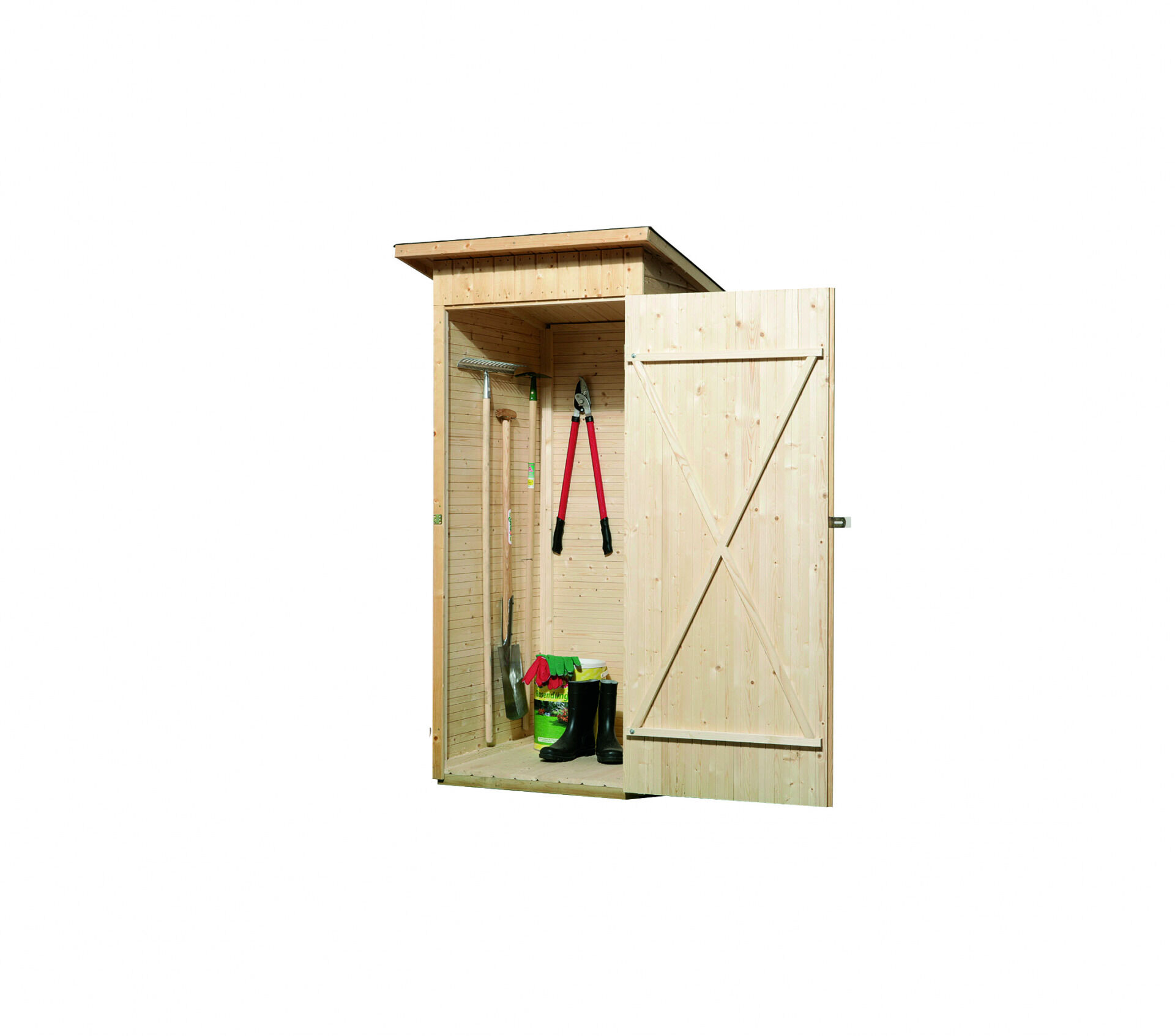 weka Garten-/Terrassenschrank 361 Gr.1 Flachdach, 14mm, ET