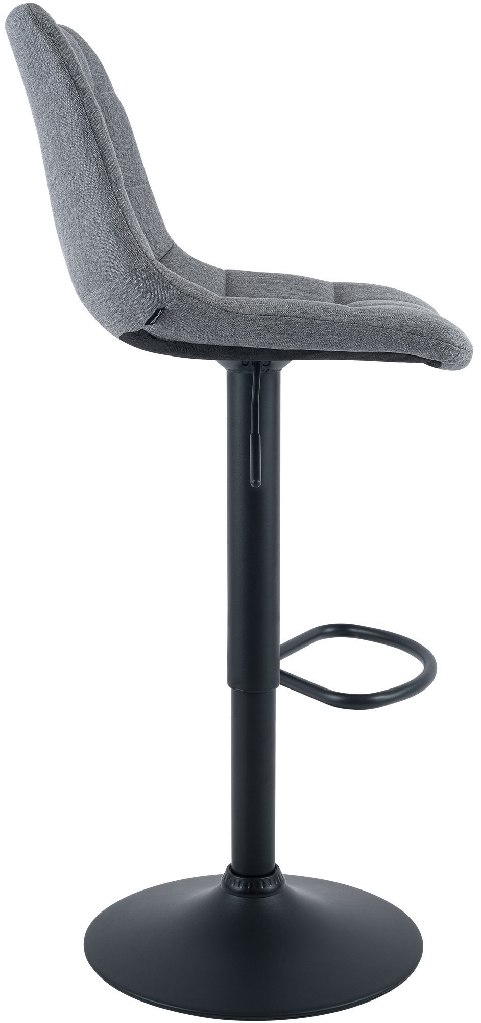 Barhocker Mapun Stoff, grau
