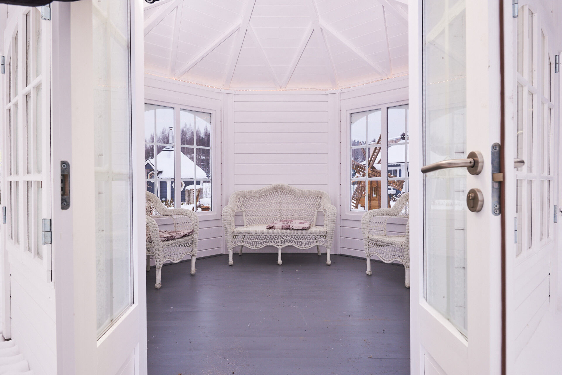 Pavillon Roma 13 m2, schwarz