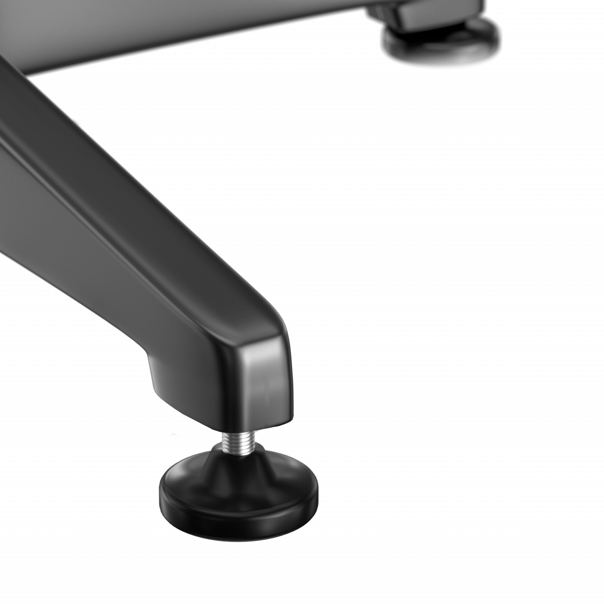 Stehtisch Ø60cm höhenverstellbar 70/115cm klappbar Alu Schwarz
