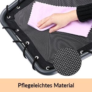 Relaxliege Eve Anthrazit mit Schaukelfunktion