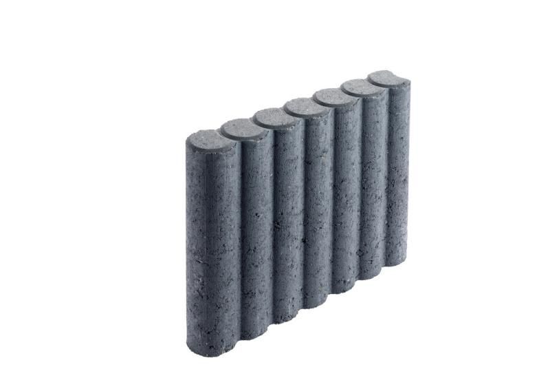 Gala-Lusit Palisade Beetfix 6x33x25 cm, Anthrazit mit Fase