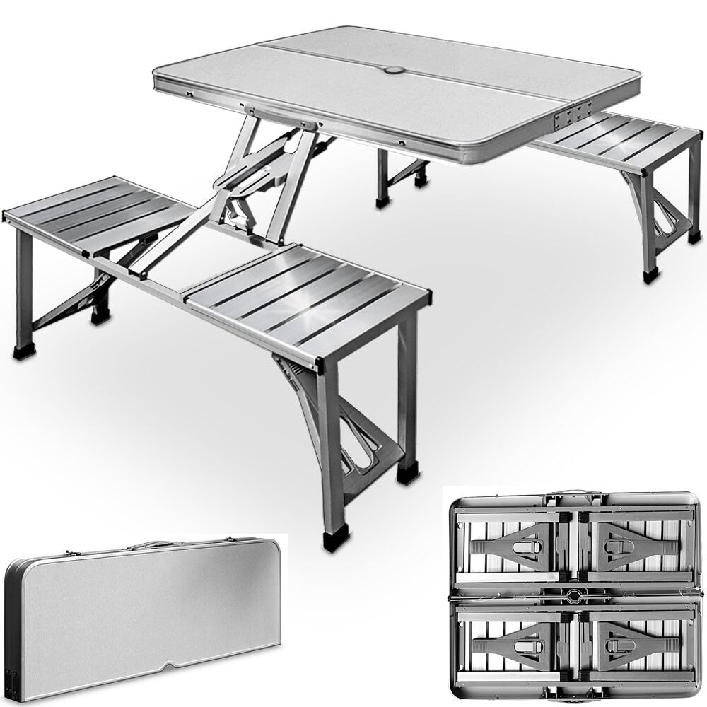 Campingtisch Alu für 4 Personen klappbar