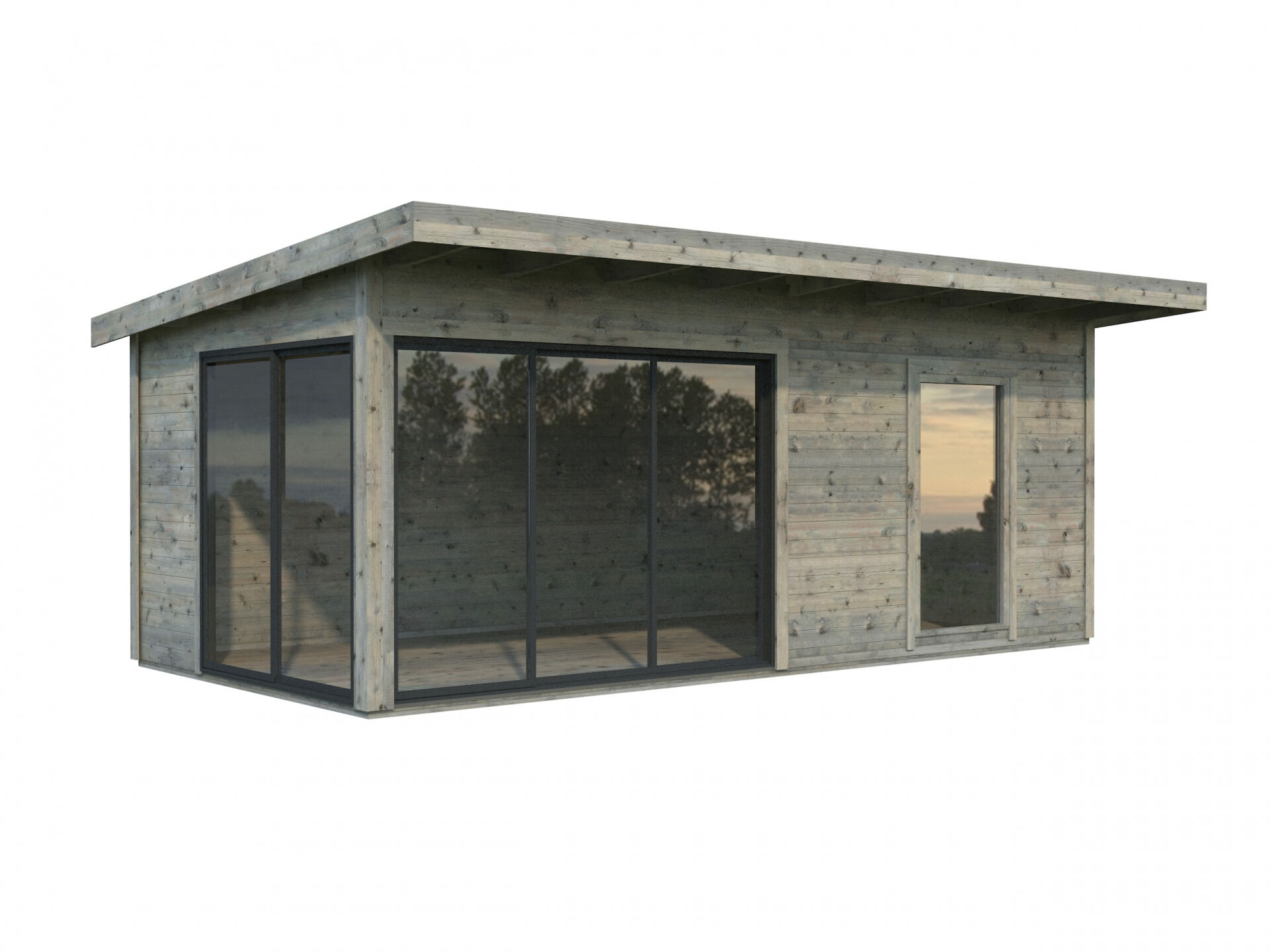 Palmako Pultdach Gartenhaus Andrea 17,1 m² Slide