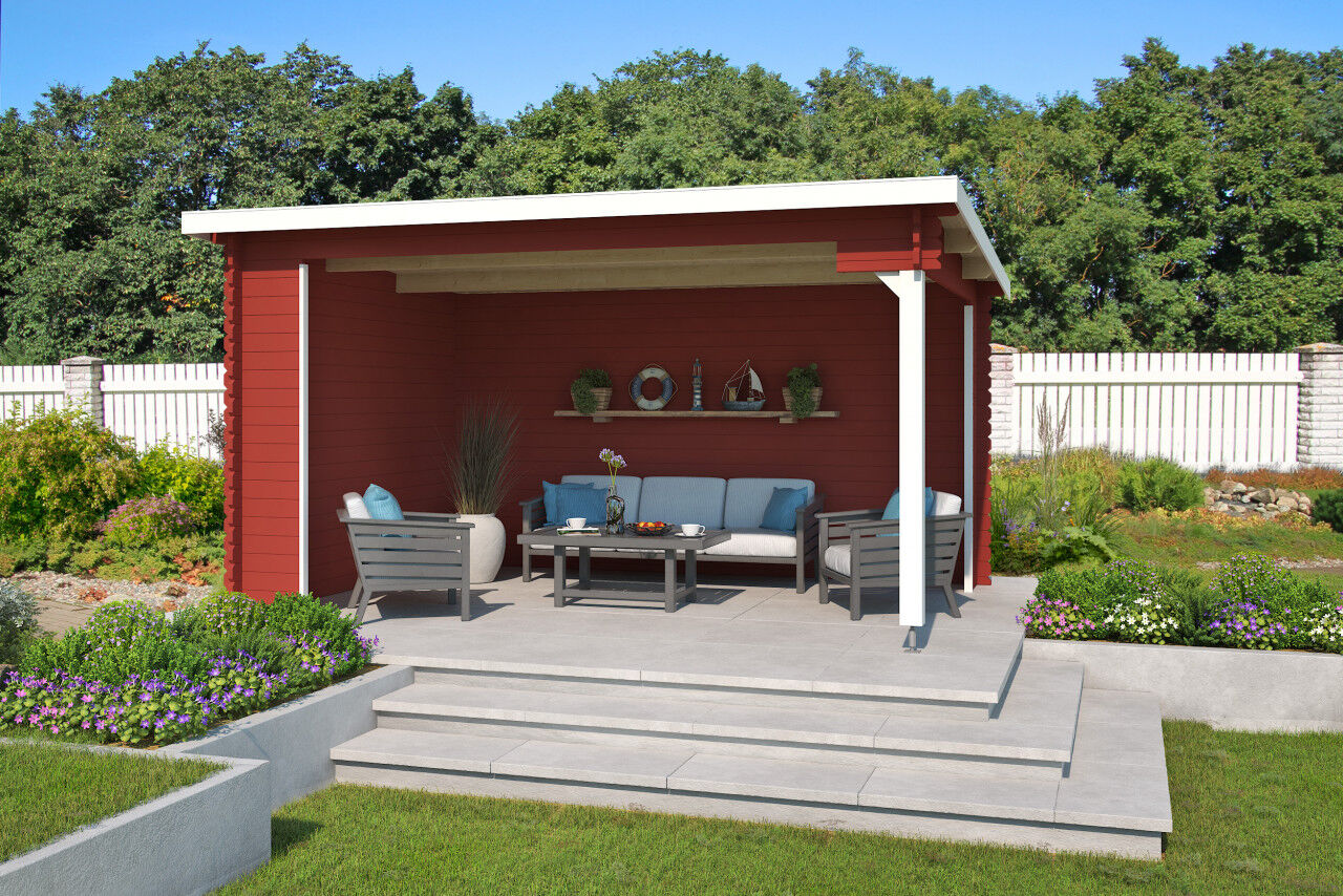 Lasita Maja Pultdach Gartenpavillon Columbus