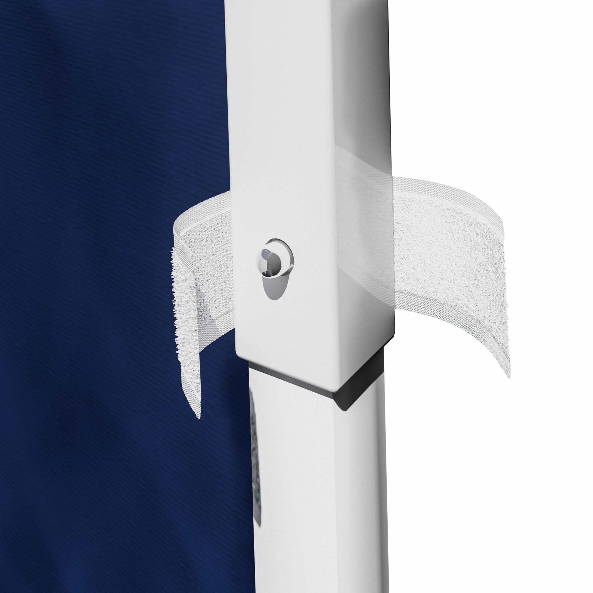 Seitenwand Faltpavillon Capri 2er-Set Blau 3x3m