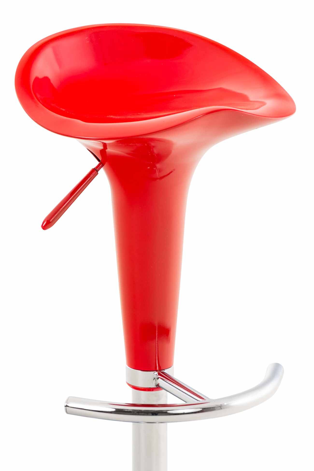 2er Set Barhocker Saddle, rot