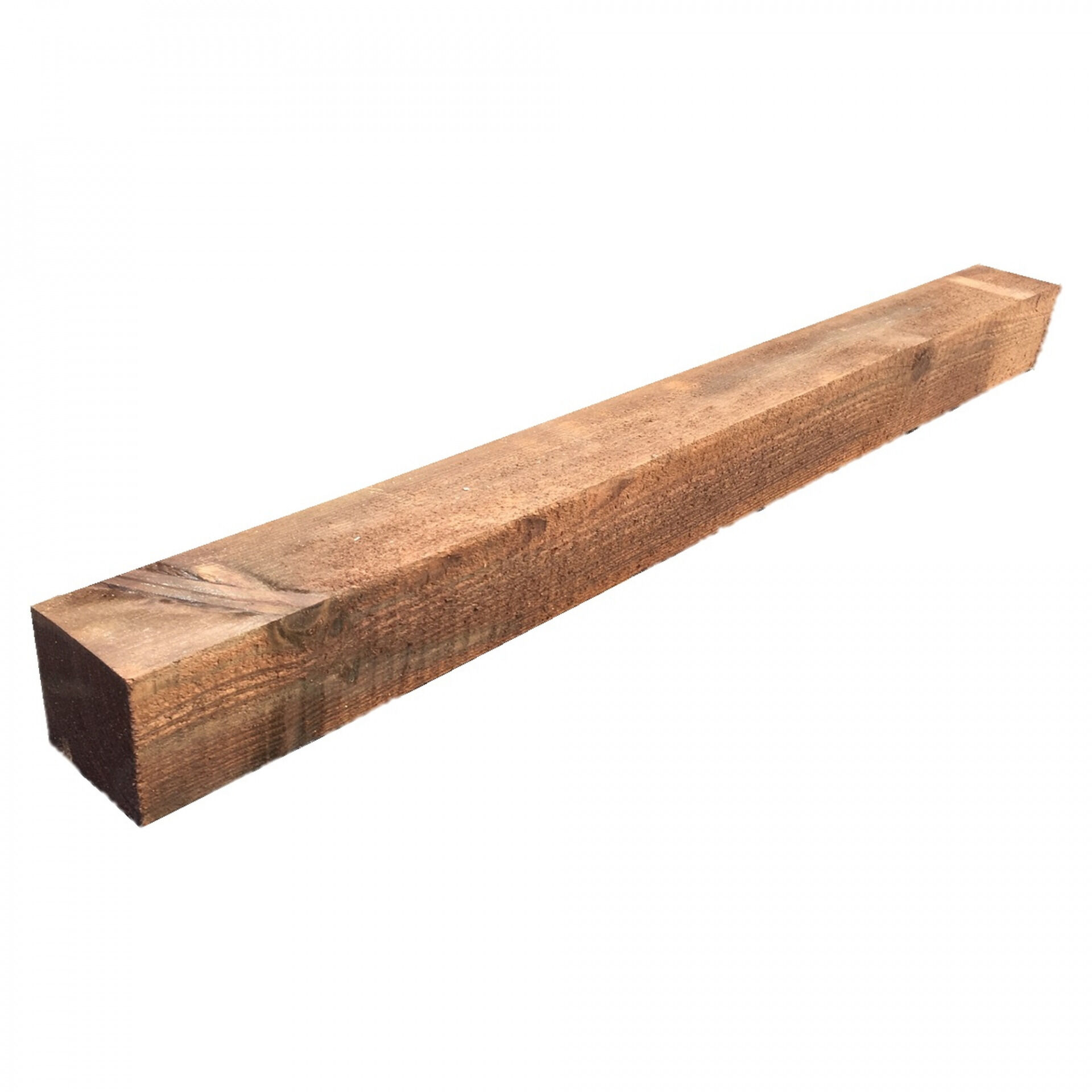 Pfosten kdi-braun sägerau, 9 x 9 x 110 cm, für SEELAND-Serie