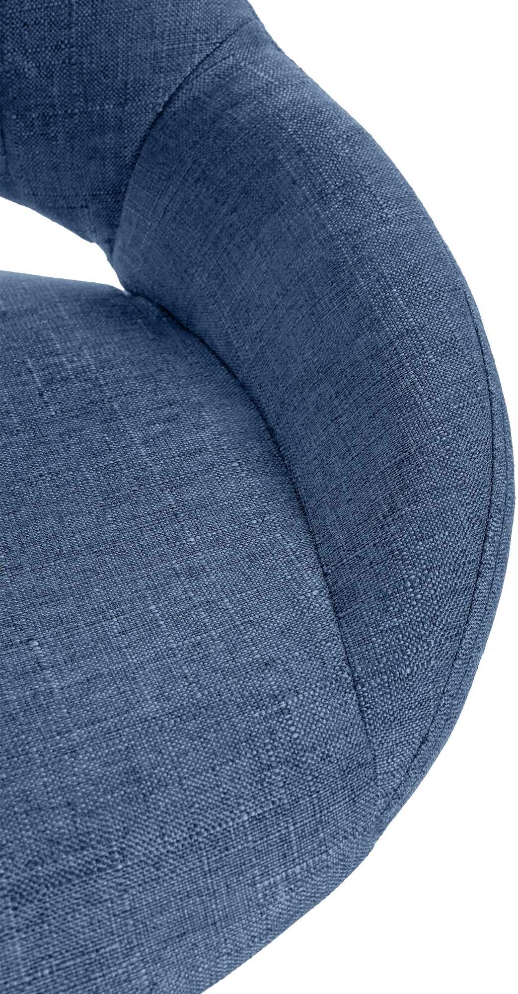 2er Set Barhocker Milet Stoff B, blau