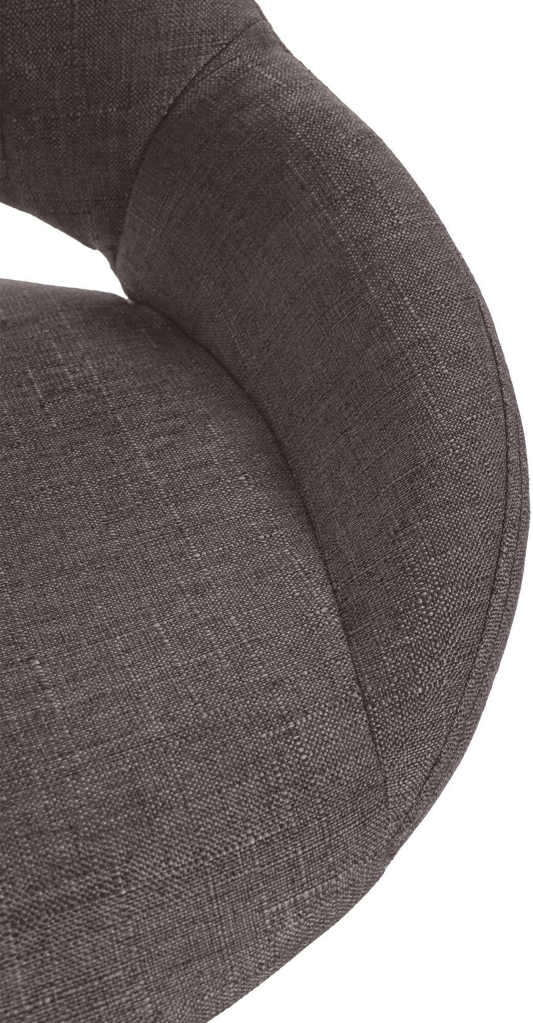 2er Set Barhocker Milet Stoff G, dunkelgrau