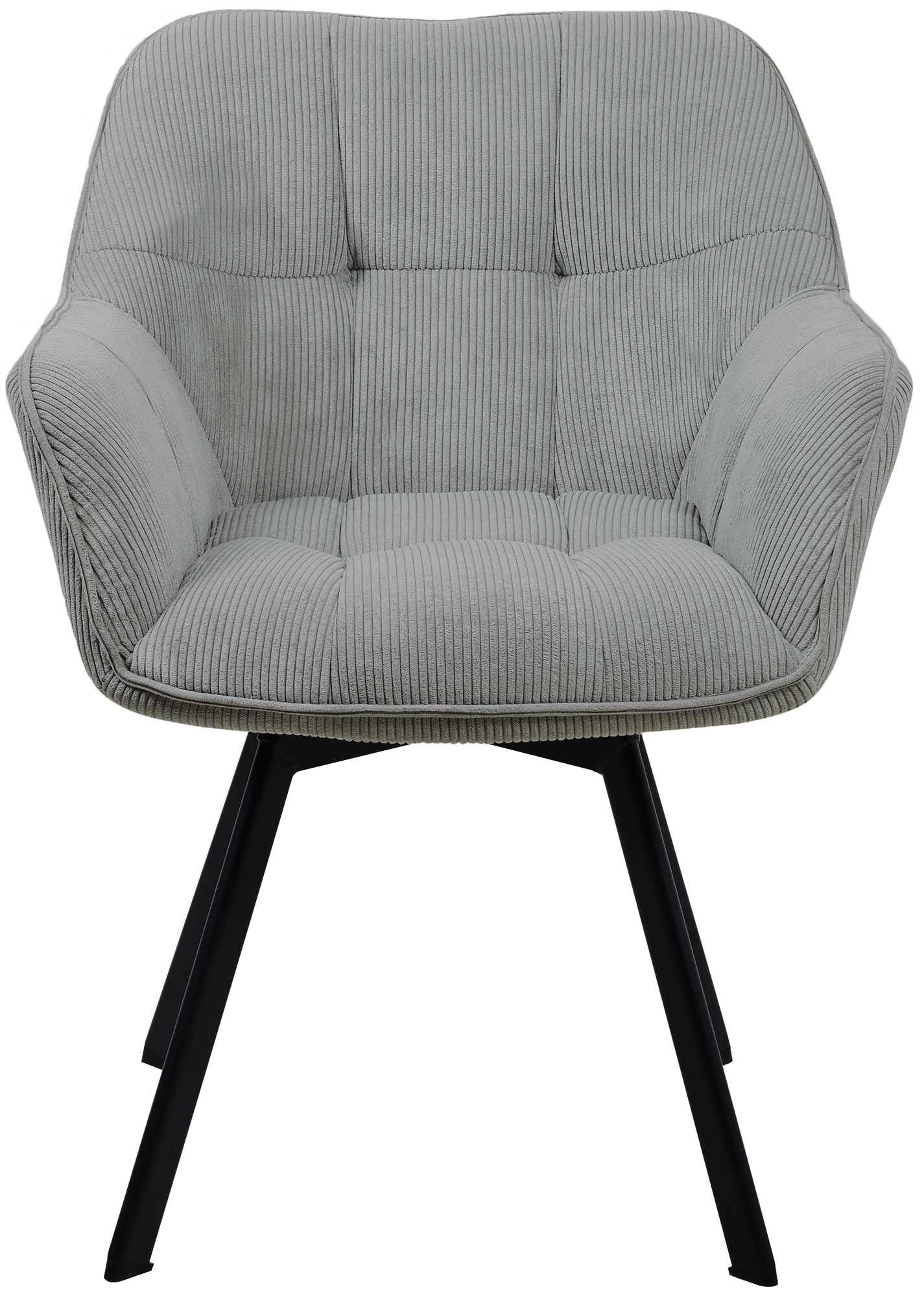 Esszimmerstuhl Jordi Cord, grau