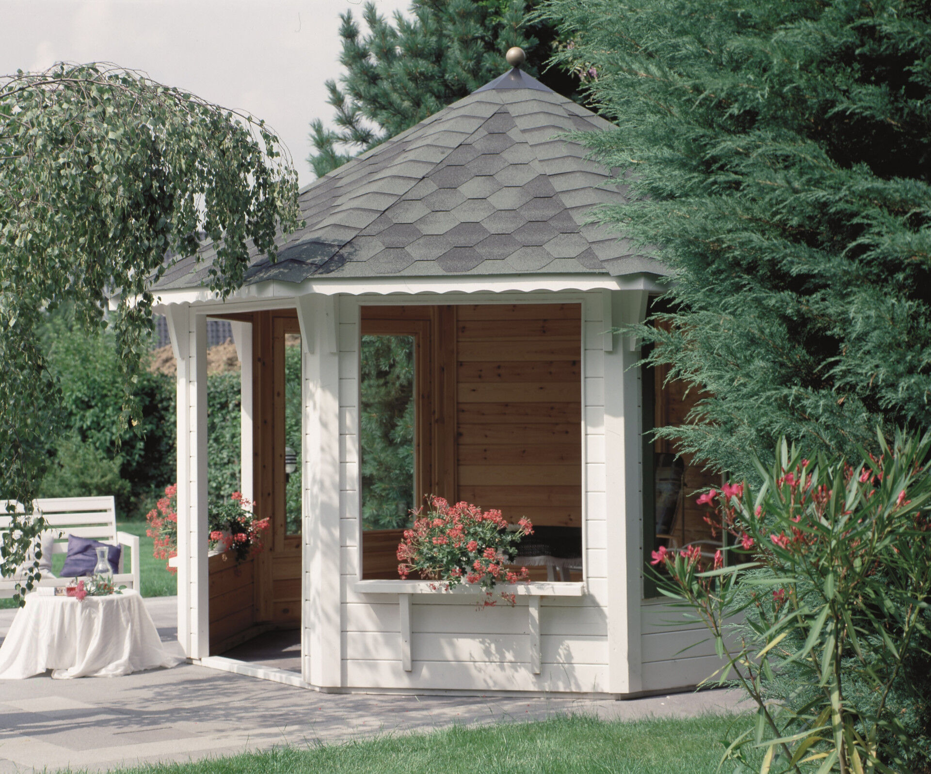 Pavillon Toscana 10 m2 offen