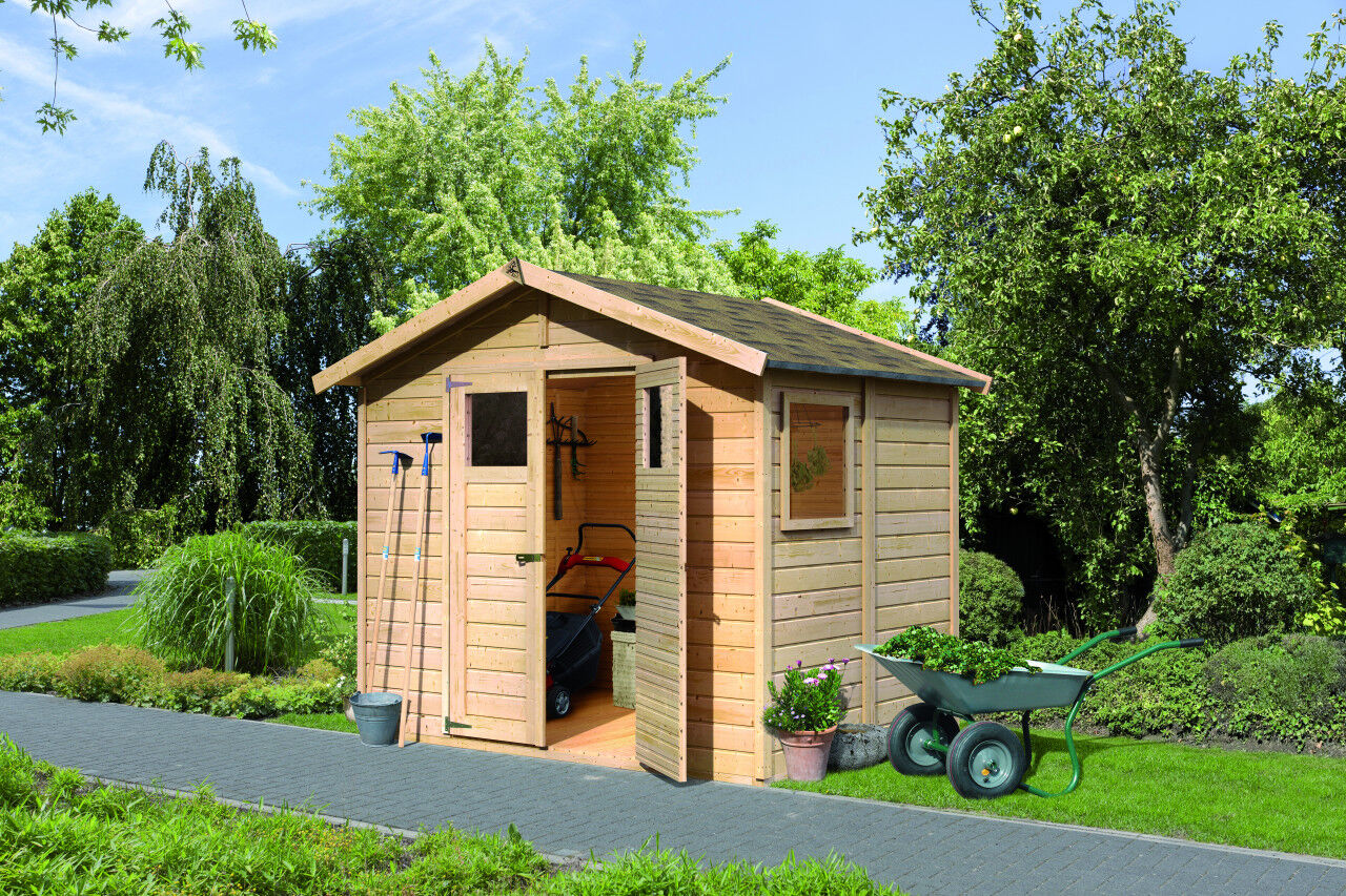 Karibu Gartenhaus Dalin 1 natur