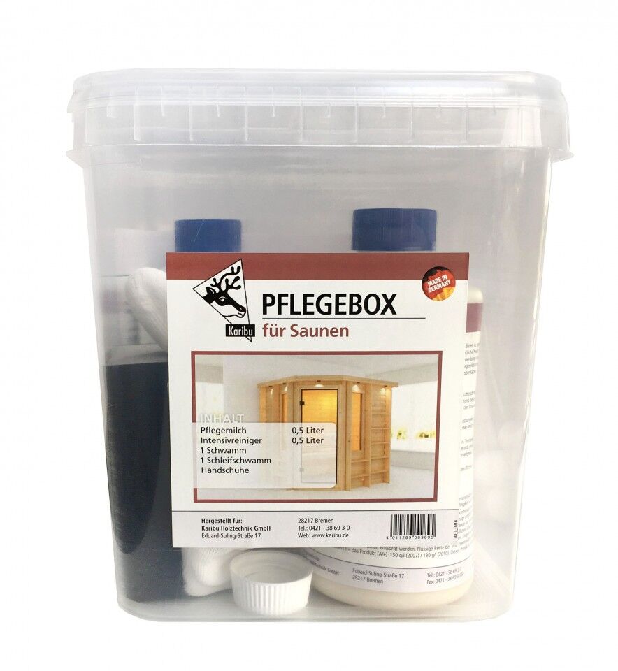 Saunazubehör Pflegebox für den Innenbereich