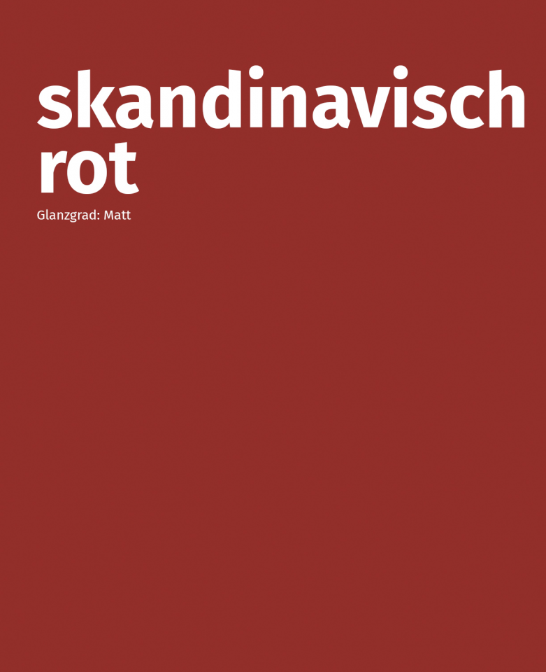 Remmers Öl-Farbe [eco] 0.75 l, skandinavisch rot
