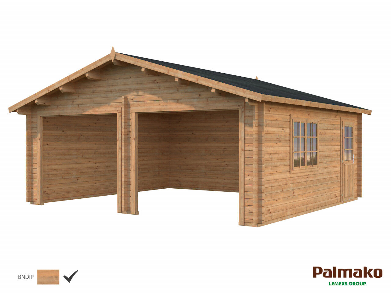 Palmako Holzgarage Roger 28,4 m²