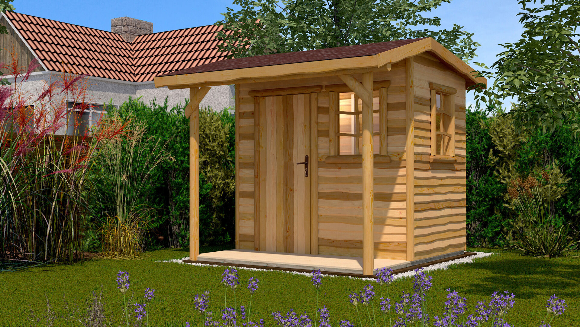 weka Gartenhaus 820 - 3,4x4,0m
