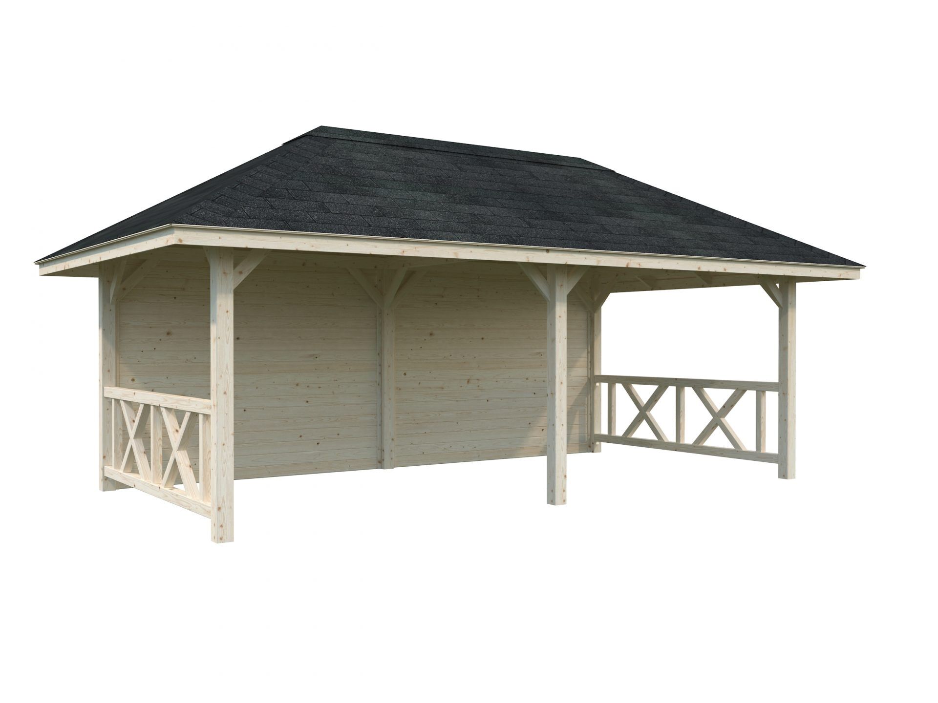 Palmako Pavillon Bianca 16,6 m2 Set 108