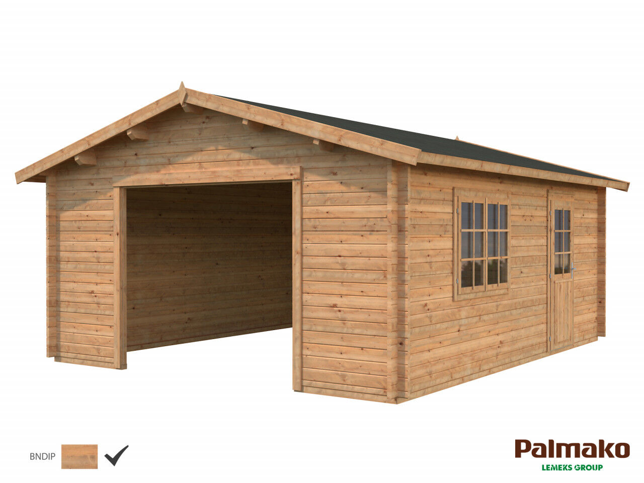 Palmako Holzgarage Roger 27,7 m²