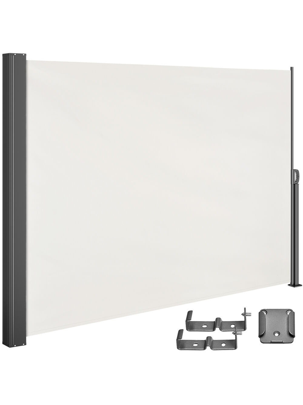 Seitenmarkise Nosara Creme 180x300cm ausziehbar