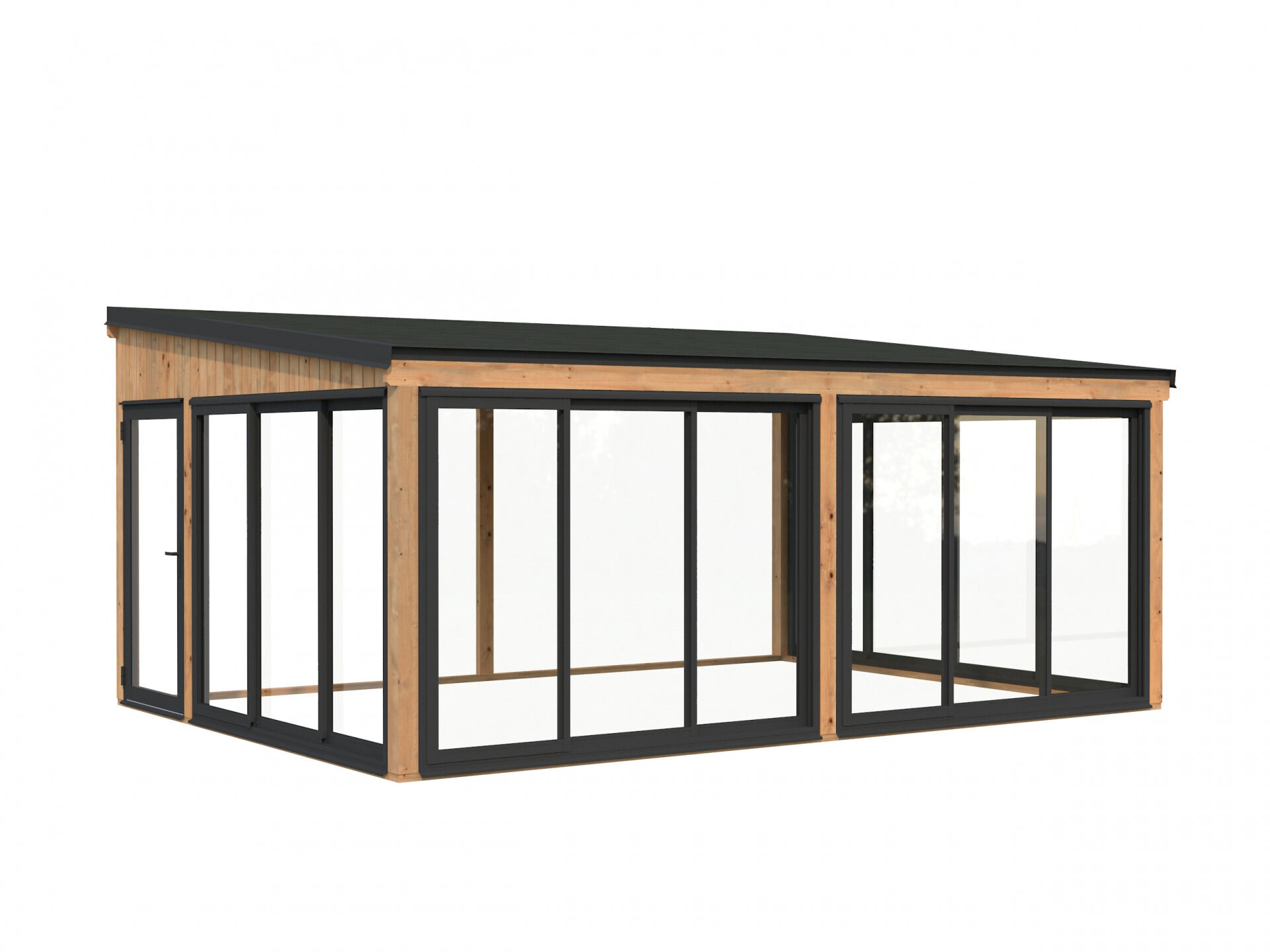 Palmako Gartenzimmer Glashaus Lumi 23,3 m² Slide