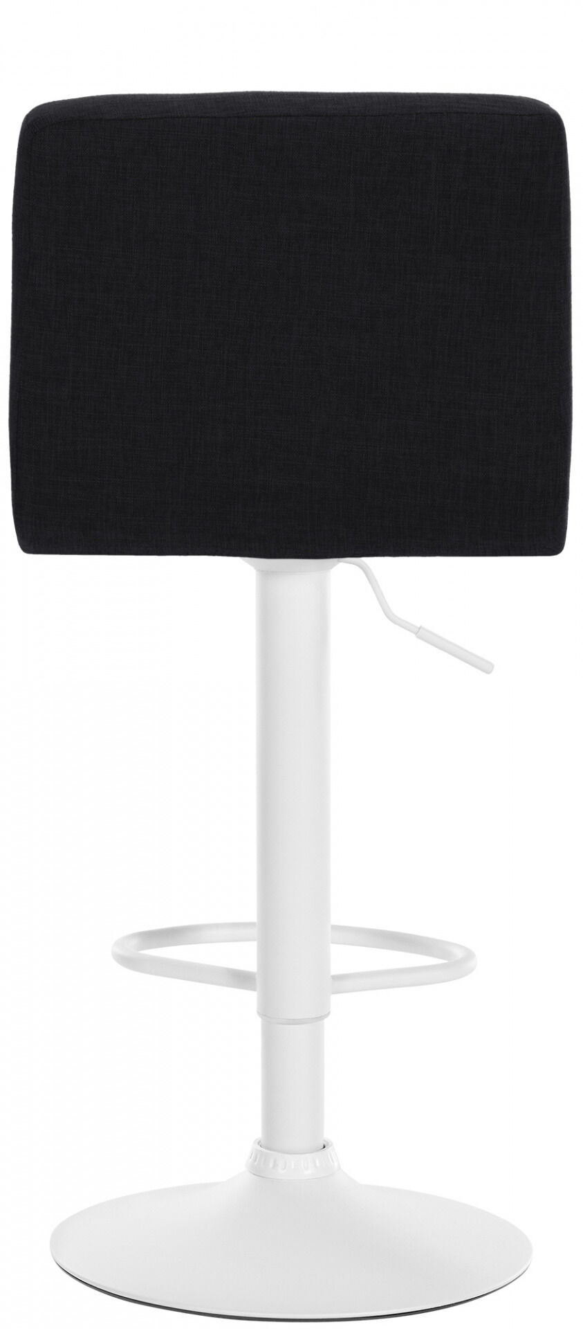 2er Set Barhocker Calma Stoff weiß, schwarz